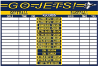 Baseball Record Board